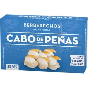Berberechos al Natural 55-65 Piezas Cabo de Peñas