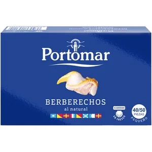 Berberechos al Natural Pequeños 40-50 Piezas Portomar