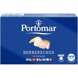Berberechos al Natural Pequeños 50-60 Piezas Portomar
