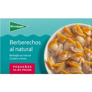 Berberechos al Natural Pequeños 55-65 Piezas el Corte Ingles