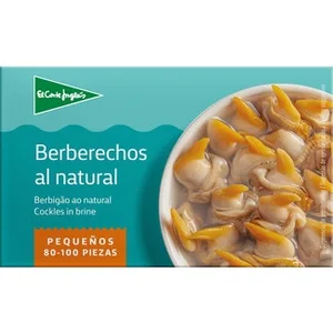 Berberechos al Natural Pequeños 80-100 Piezas el Corte Ingles