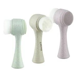 Beter Natural Fiber Cepillo de Masaje Facial 2 en 1.