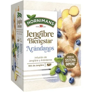 Bienestar Infusión de Jengibre y Arándanos Hornimans