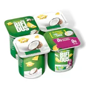 Bífidus con Piña y Coco Doble 0% Dia Pack 4 X 125 G