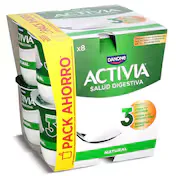 Bífidus Natural Activia Pack 8 X 120 G