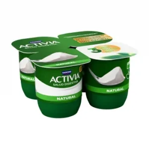 Bífidus Natural Danone Activia Pack de 4 Unidades de 120 G.