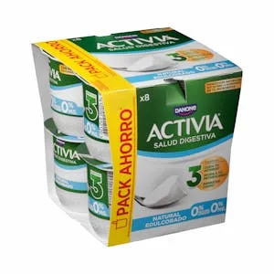 Bífidus Natural Edulcorado Probióticos Activia 0% MG 0% Azúcares Añadidos 0.96 KG