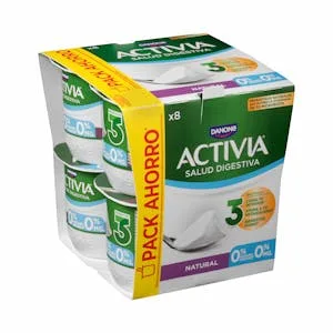 Bífidus Natural Probióticos Activia 0% MG  0% Azúcares Añadidos 0.96 KG