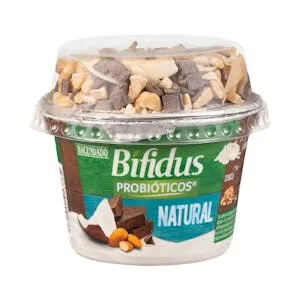 Bífidus Natural Probióticos Hacendado con Coco, Almendras y Chocolate 0.18 KG