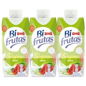 Bifrutas Leche con Zumo de Frutas Mediterráneas y 0% Materia Grasa 3 X 330 Ml. 990 ML