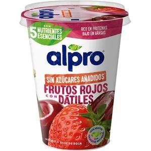 Big Pot Especialidad Vegetal de Soja con Frutos Rojos y Dátiles sin Gluten sin Lactosa Alpro