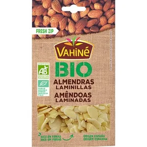 Bio Almendras en Laminillas Ecológicas Vahine