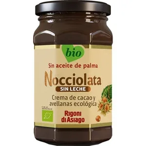Bio Crema de Cacao y Avellanas Ecológica sin Leche  Nocciolata 250 G