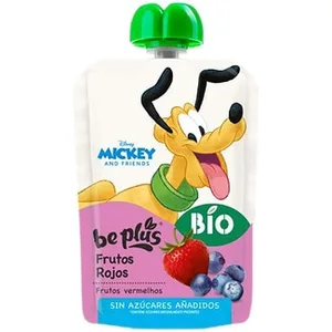 Bio Frutos Rojos sin Gluten 100% Fruta desde 4 Meses sin Azúcares Añadidos BE Plus