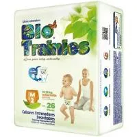 Bio Trainies Bragapañal Talla Mediana 12-15kg Moltex Bio, 26 Uds