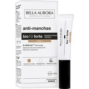 Bio10 Forte Anti-manchas Crema de Día Despigmentante Intensiva 3 en 1 con Color Spf-50+ Bella Aurora