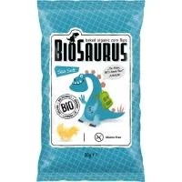 Biosaurus Snack con Sal Marina Bio Solnatural, Bolsa 50 G