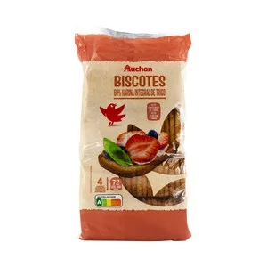 Producto Alcampo Biscotes con 60% Harina Integral de Trigo 72 Uds. 540 G