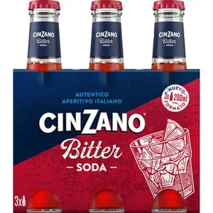 Bitter Soda Pack 3x20cl  Cinzano 60 CL
