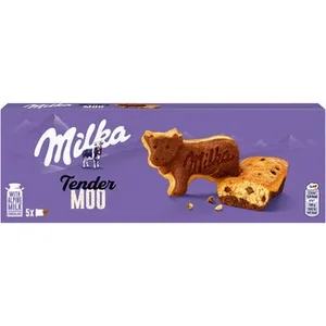 Bizcochito Tender Moo 5 Unicades  Milka 140 G