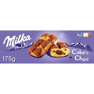 Bizcochitos Rellenos de Chocolate Envasadas Individualmente Milka