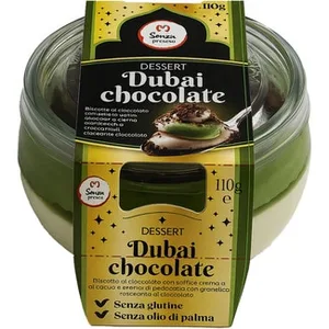Bizcocho al Chocolate Dubai con Suave Crema al Cacao Senza Peccato