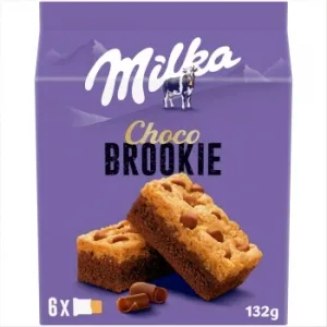 Bizcocho con Chocolate Milka Choco Brookie 132 G.
