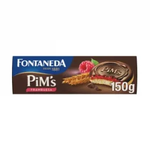 Bizcocho Recubierto de Frambuesa y Chocolate Pims Fontaneda 150 G.