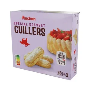 Producto Alcampo Bizcochos Cuillers Especiales para el Postre 36 Uds. 300 G.