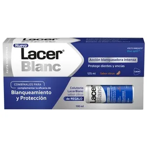 Lacer Blanc Pasta de Dientes con Flúor y Acción Blanqueadora Sabor Citrus 125 Ml.