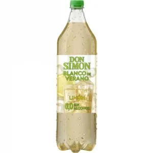 Blanco de Verano Don Simon con Limón sin Alcohol Botella 1,5 L.