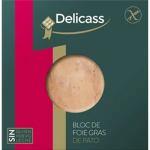 Bloc de Foie Gras de Pato sin Gluten Delicass