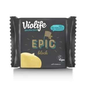 Bloque Vegano Sabor Cheddar Epic Mature Violife sin Gluten sin Lactosa 200 G.