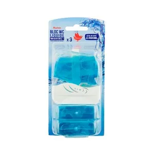 Producto Alcampo Bloques Líquidos para WC Limpiador Frescor 3 Uds. X 55 Ml 165 G