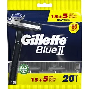 Blue II Maquinilla de Afeitar Desechable + 5 Gratis Gillette