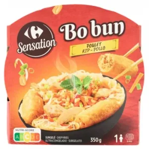 Bo Bun Pollo Carrefour Sensation 350 G.