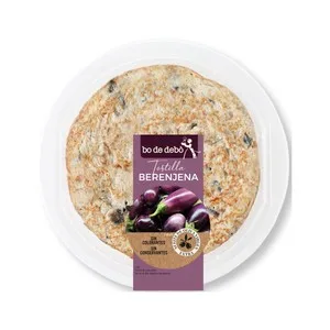 BO de Debó Tortilla Fresca de Berenjena, Elaborada sin Gluten y sin Lactosa BO de Debó 335 G. 330 G