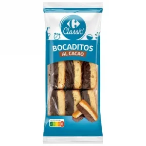 Bocaditos al Cacao Carrefour Classic 500 G.