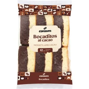 Bocaditos Chocolate 12 Unidades 330 Gr