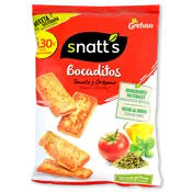 Bocaditos de Pan con Tomate y Orégano Alba