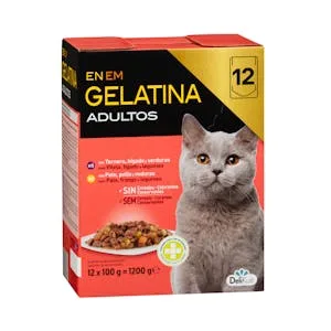 Bocaditos en Gelatina Gato Adulto Delikuit 1.2 KG