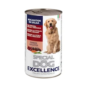 Bocaditos en Salsa Perro Adulto Special Dog Excellence con Ternera, Hígado y Verduras 1.23 KG