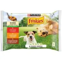 Bocaditos Gelatina para Perro Friskies, Pack 4x85 G