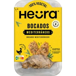 Bocados Mediterráneos 100% Vegetal con Aceite de Oliva Heura