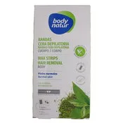 Body Natur Bandas Depilatorias Corporales Piel Normal y Seca