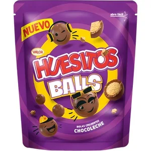 Bolas Crujientes de Chocolate con Leche Valor Huesitos