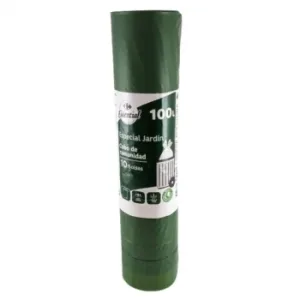 Bolsa de Basura Plástico Reciclado Especial Jardín Carrefour Essential 100l 10 Ud
