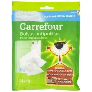 Bolsas Antipolillas Perfume Ropa Limpia Carrefour 24 Ud.