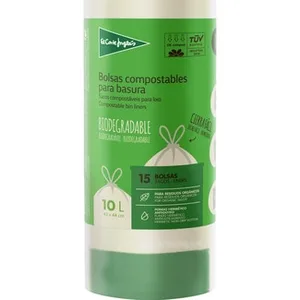 Bolsas Compostables para Basura 45x48 Cm 10 Litros el Corte Ingles
