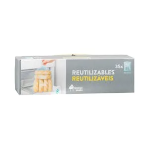 Bolsas Congelación Grandes Bosque Verde Reutilizables 1 UD